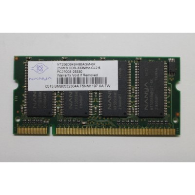 Оперативная память DDR1 hynix PC2700S-25330 256MB 333MHz CL2.5 