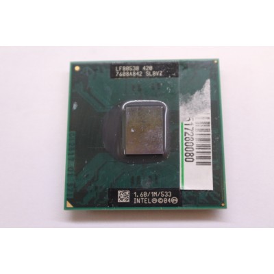 Процессор Intel celeron M 420 1.6 GHz 1Mb 533Mhz lf80538