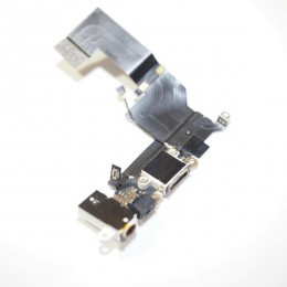 Шлейф iPhone SE с разъемом зарядки белый оригинал