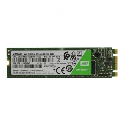 SSD накопитель WD Green M.2 2280 240 ГБ