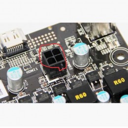 Разъем 4 pin CPU на плату мама