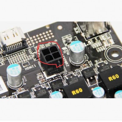Разъем 4 pin CPU на плату мама