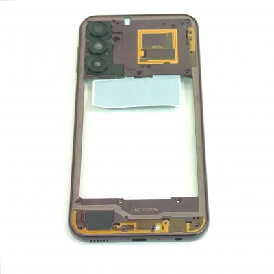 Средняя часть, рамка Samsung A24 4G A245F бордовая оригинал