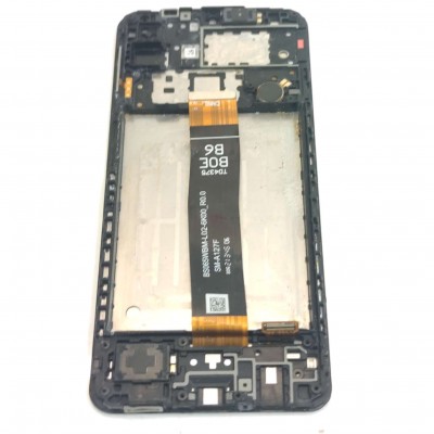 Дисплейный модуль Samsung Galaxy A12 Nacho (A127F) в сборе черный оригинал