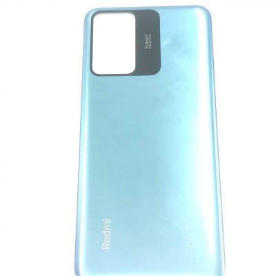 Крышка Xiaomi Redmi Note 12S (23030RAC7Y) голубая оригинал