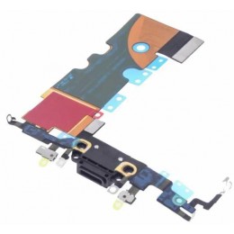Шлейф iPhone 8/SE 2020 разъема зарядки черный